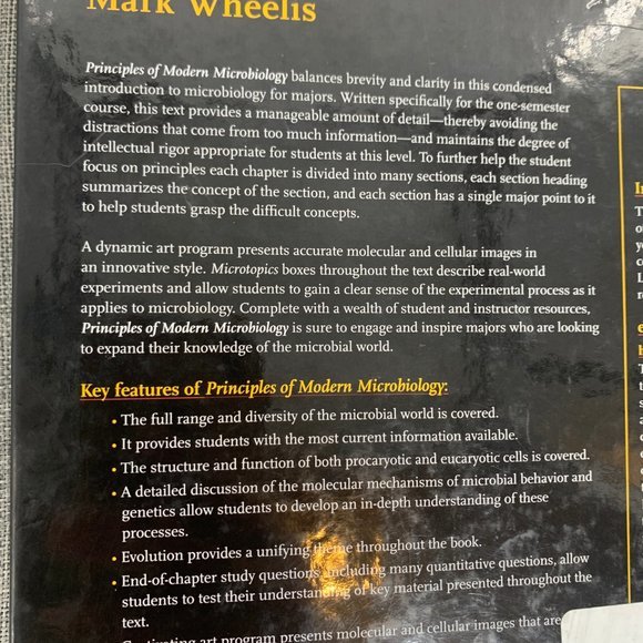 Principles of Modern Microbiology Hardcover Book Good Pre-Owned Condition - Picture 9 of 12
